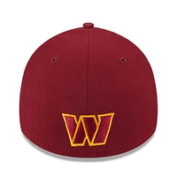 Men's New Era Burgundy Washington Commanders 2023 NFL Draft 39THIRTY Flex Hat