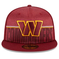 Men's New Era Burgundy Washington Commanders 2023 NFL Training Camp 59FIFTY Fitted Hat