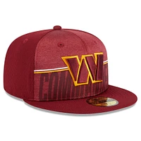Men's New Era Burgundy Washington Commanders 2023 NFL Training Camp 59FIFTY Fitted Hat
