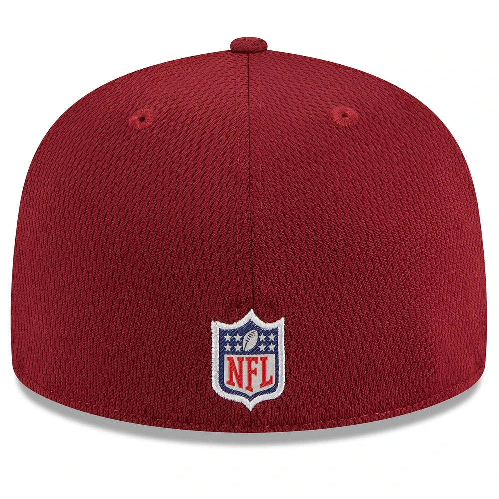 Men's New Era Burgundy Washington Commanders 2023 NFL Training Camp 59FIFTY Fitted Hat