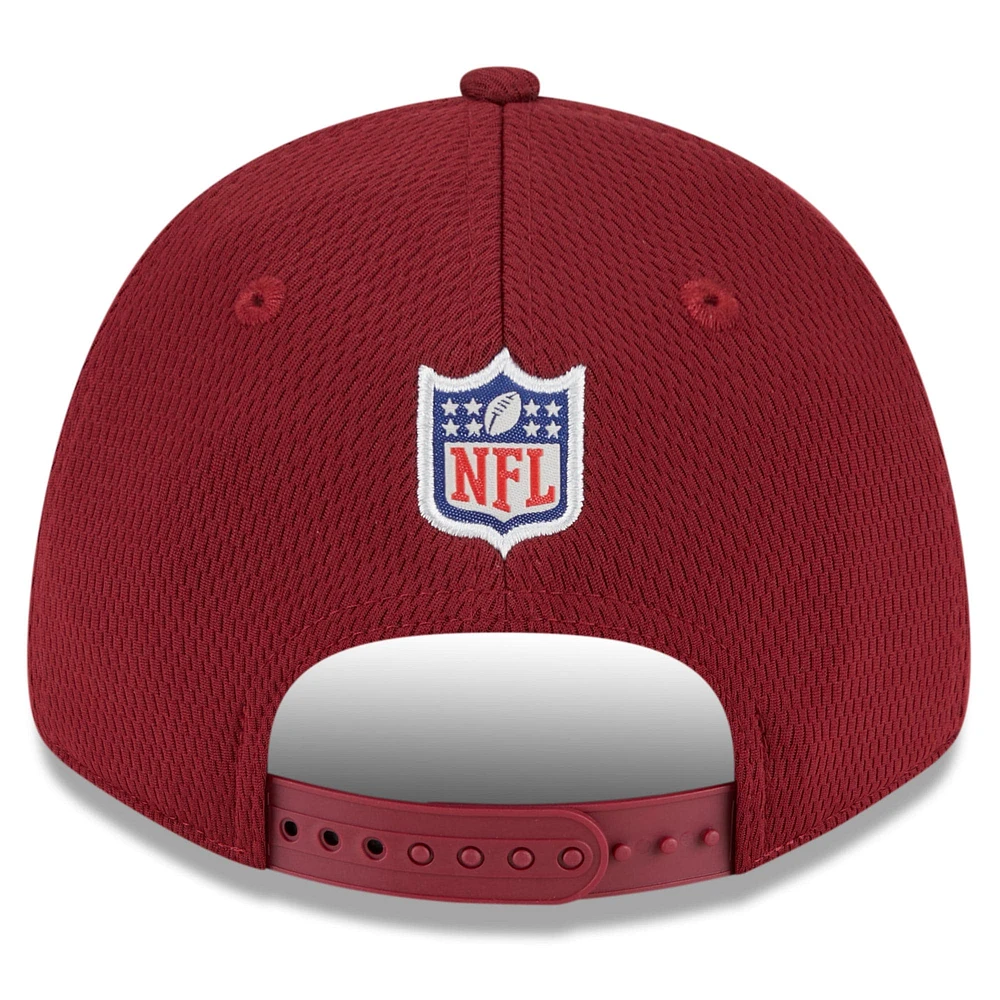 Men's New Era Burgundy Washington Commanders 2023 NFL Training Camp 9FORTY Adjustable Hat