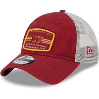 Men's New Era  Burgundy Washington Commanders Property Trucker 9TWENTY Adjustable Hat