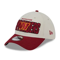 Men's New Era  Cream Washington Commanders 2023 NFL Draft 39THIRTY Flex Hat