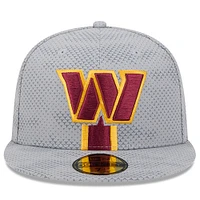 Men's New Era Gray Washington Commanders 2024 Sideline 59FIFTY Fitted Hat