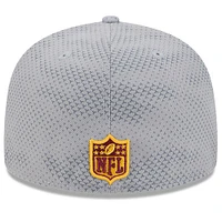 Men's New Era Gray Washington Commanders 2024 Sideline 59FIFTY Fitted Hat
