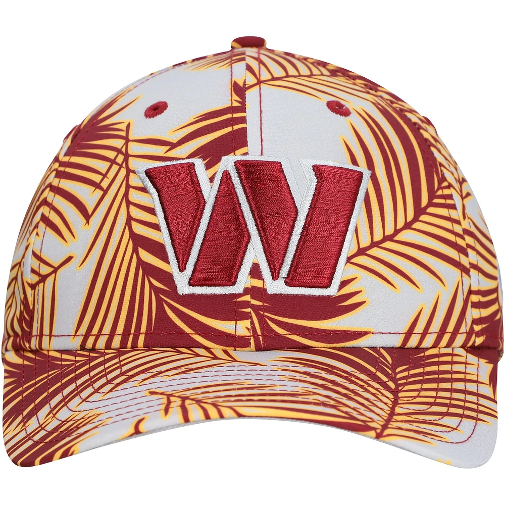Casquette 39THIRTY Flex grise Washington Commanders Palms de New Era pour homme