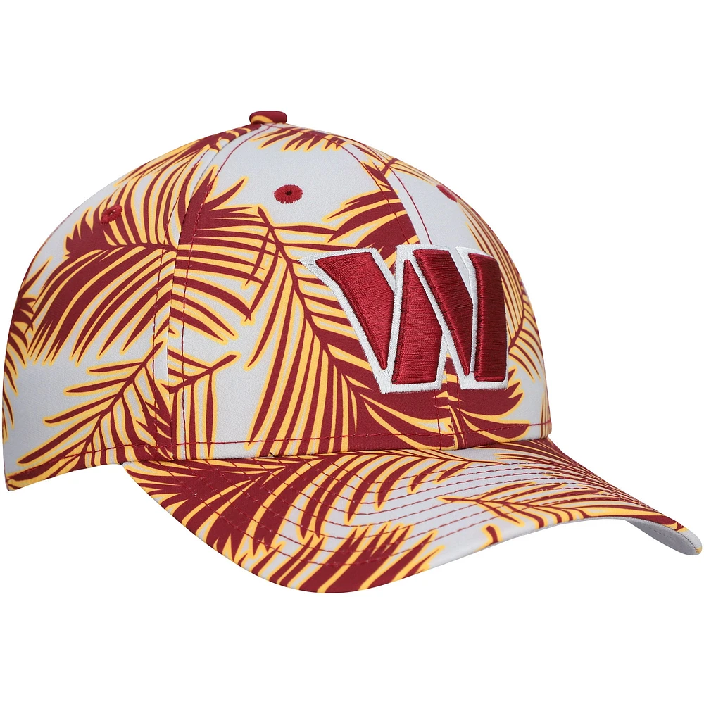 Casquette 39THIRTY Flex grise Washington Commanders Palms de New Era pour homme