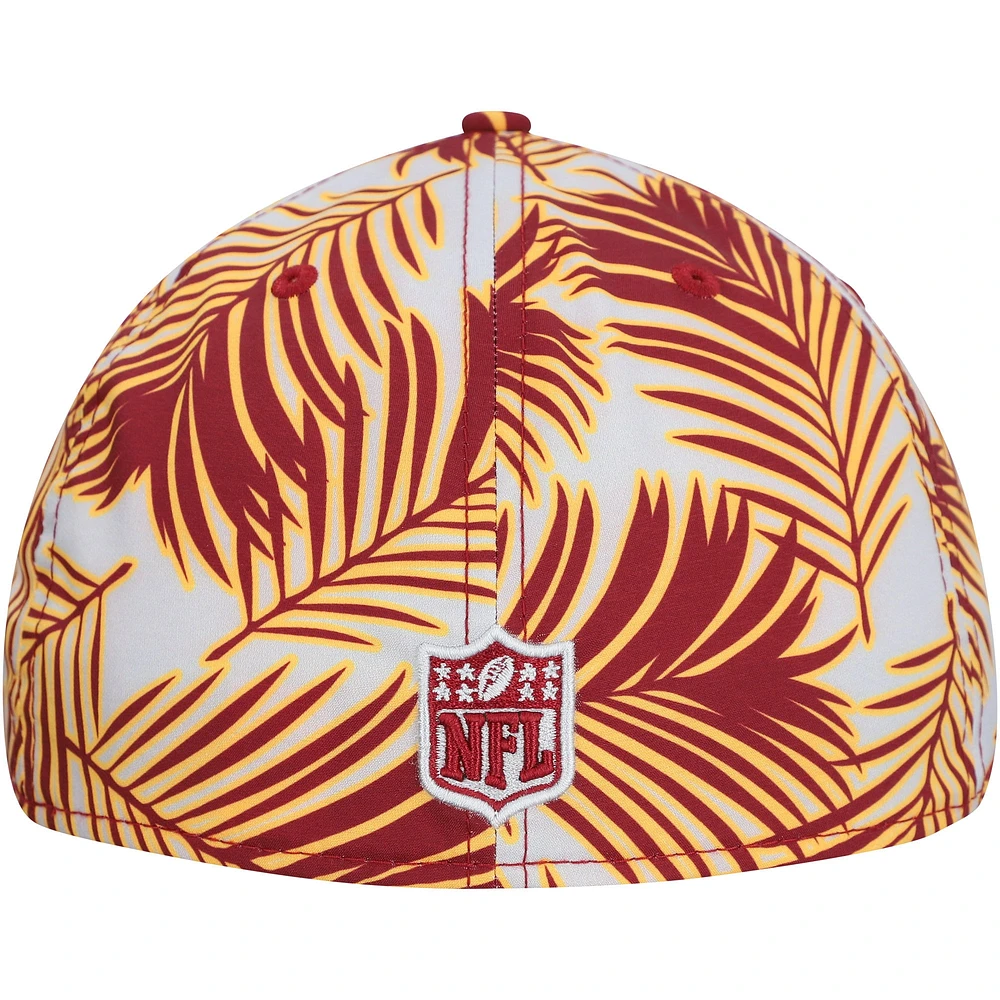 Casquette 39THIRTY Flex grise Washington Commanders Palms de New Era pour homme
