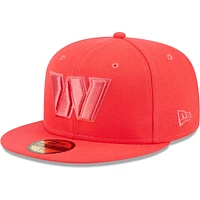 Men's New Era Red Washington Commanders Color Pack Brights 59FIFTY Fitted Hat