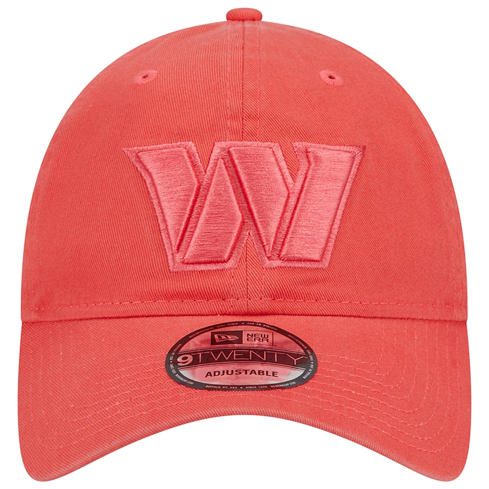 Men's New Era Red Washington Commanders Core Classic 2.0 Brights 9TWENTY Adjustable Hat