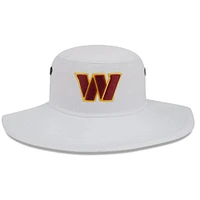 Men's New Era White Washington Commanders 2023 NFL Training Camp Panama Bucket Hat