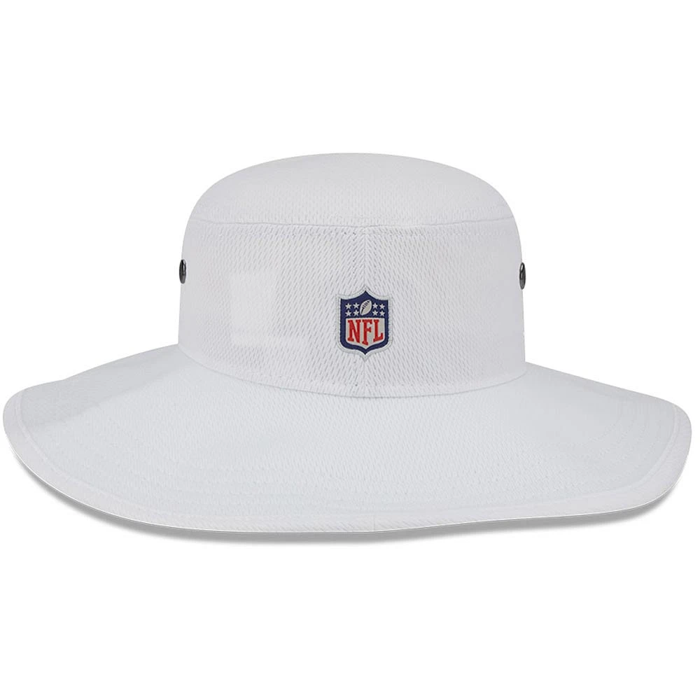 Men's New Era White Washington Commanders 2023 NFL Training Camp Panama Bucket Hat