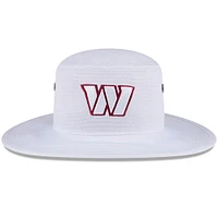 Men's New Era White Washington Commanders 2024 NFL Training Camp Panama Bucket Hat
