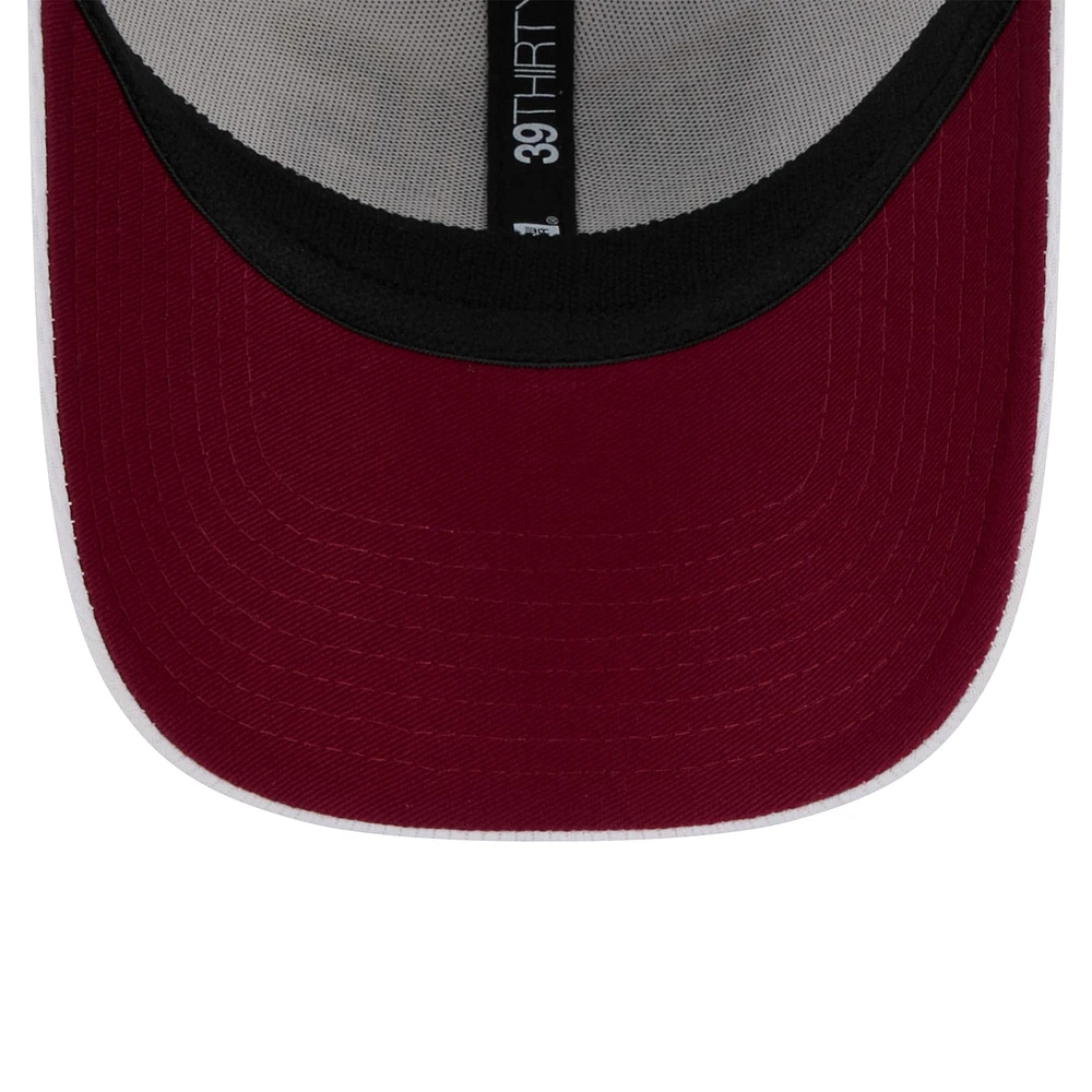Men's New Era White Washington Commanders Breakers 39THIRTY Flex Hat