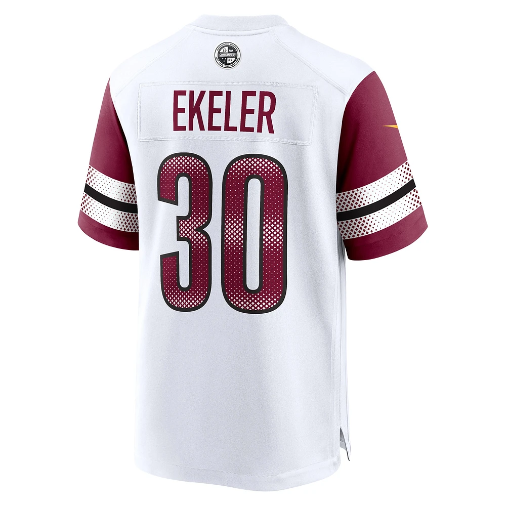 Men's Nike Austin Ekeler  White Washington Commanders Game Jersey