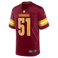 Men's Nike Bobby Hart  Burgundy Washington Commanders Game Jersey