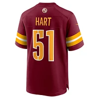 Men's Nike Bobby Hart  Burgundy Washington Commanders Game Jersey
