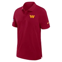 Men's Nike Burgundy Washington Commanders 2024/25 Sideline Performance Polo