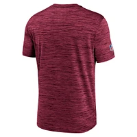 Men's Nike Burgundy Washington Commanders Sideline Velocity Athletic Performance - T-Shirt