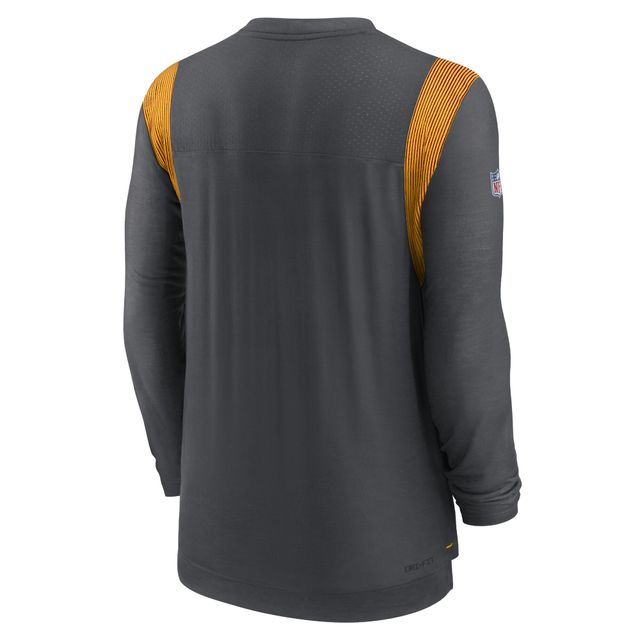 T-shirt à manches longues Nike Washington Commanders Sideline Tonal Logo Performance Player pour homme, anthracite