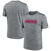 Men's Nike Gray Washington Commanders Velocity Performance T-Shirt