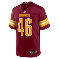 Men's Nike Greg Joseph  Burgundy Washington Commanders Team Game Jersey