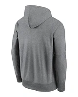 Sweat à capuche Nike Washington Commanders Performance pour homme, gris chiné