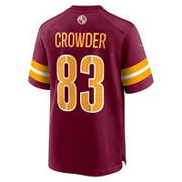 Men's Nike Jamison Crowder  Burgundy Washington Commanders Game Jersey