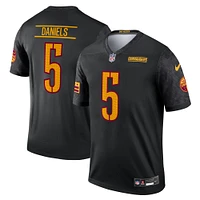 Men's Nike Jayden Daniels Black Washington Commanders Alternate Legend Jersey