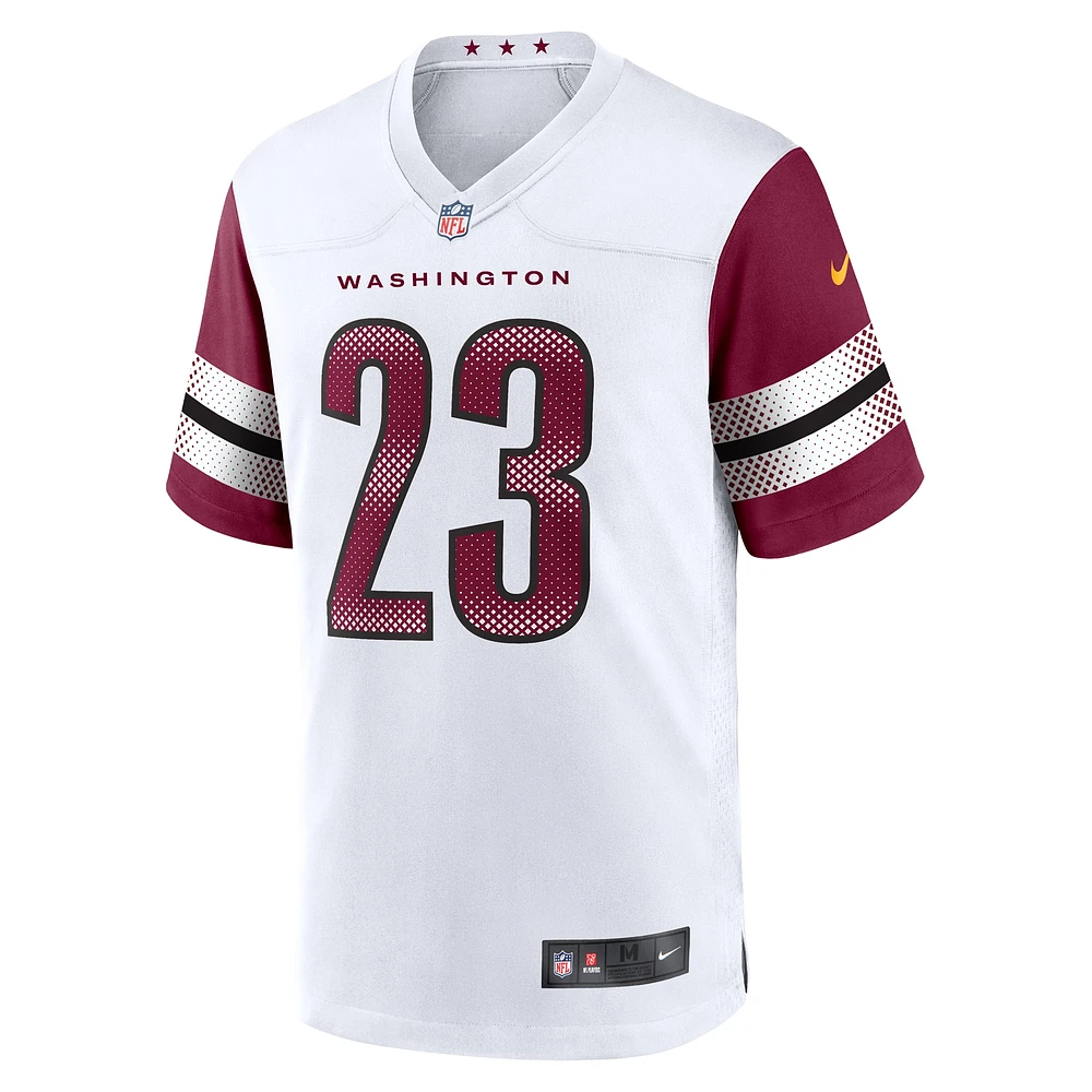 Men's Nike Marshon Lattimore  White Washington Commanders Game Jersey