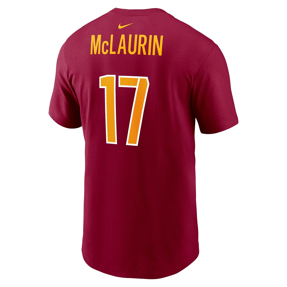 Men's Nike Terry McLaurin Burgundy Washington Commanders Player Name & Number T-Shirt