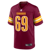 Men's Nike Tyler Larsen  Burgundy Washington Commanders Game Jersey