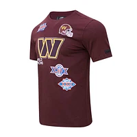 Men's Pro Standard Burgundy Washington Commanders Championship T-Shirt