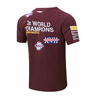 Men's Pro Standard Burgundy Washington Commanders Championship T-Shirt