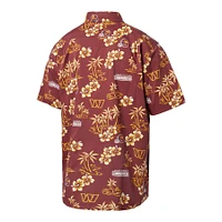 Men's Reyn Spooner Burgundy Washington Commanders Kekai Button-Up Shirt