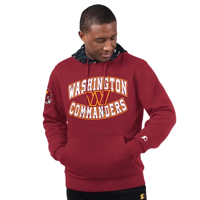 Sweat à capuche pour homme Washington Commanders Thursday Night Gridiron Bordeaux Starter
