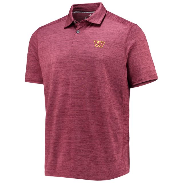 Polo Tommy Bahama bordeaux Washington Commanders Delray pour hommes