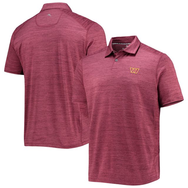Polo Tommy Bahama bordeaux Washington Commanders Delray pour hommes