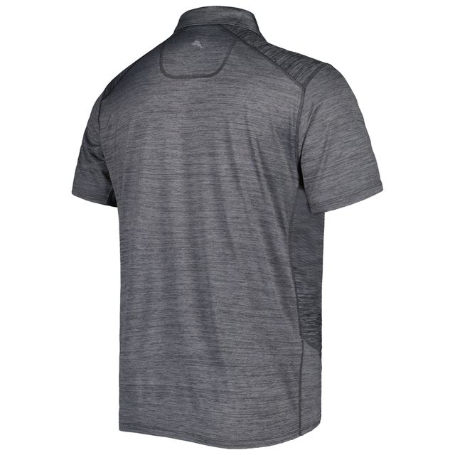 Polo Tommy Bahama Charcoal Washington Commanders Delray Frond IslandZone pour homme