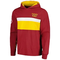 Men's Tommy Hilfiger  Burgundy Washington Commanders Morgan Long Sleeve Hoodie T-Shirt