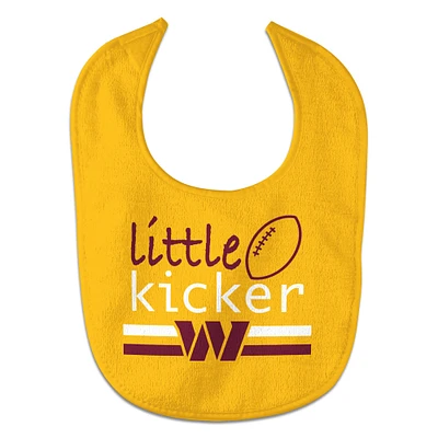 Newborn & Infant WinCraft Washington Commanders Little Kicker - Baby Bib