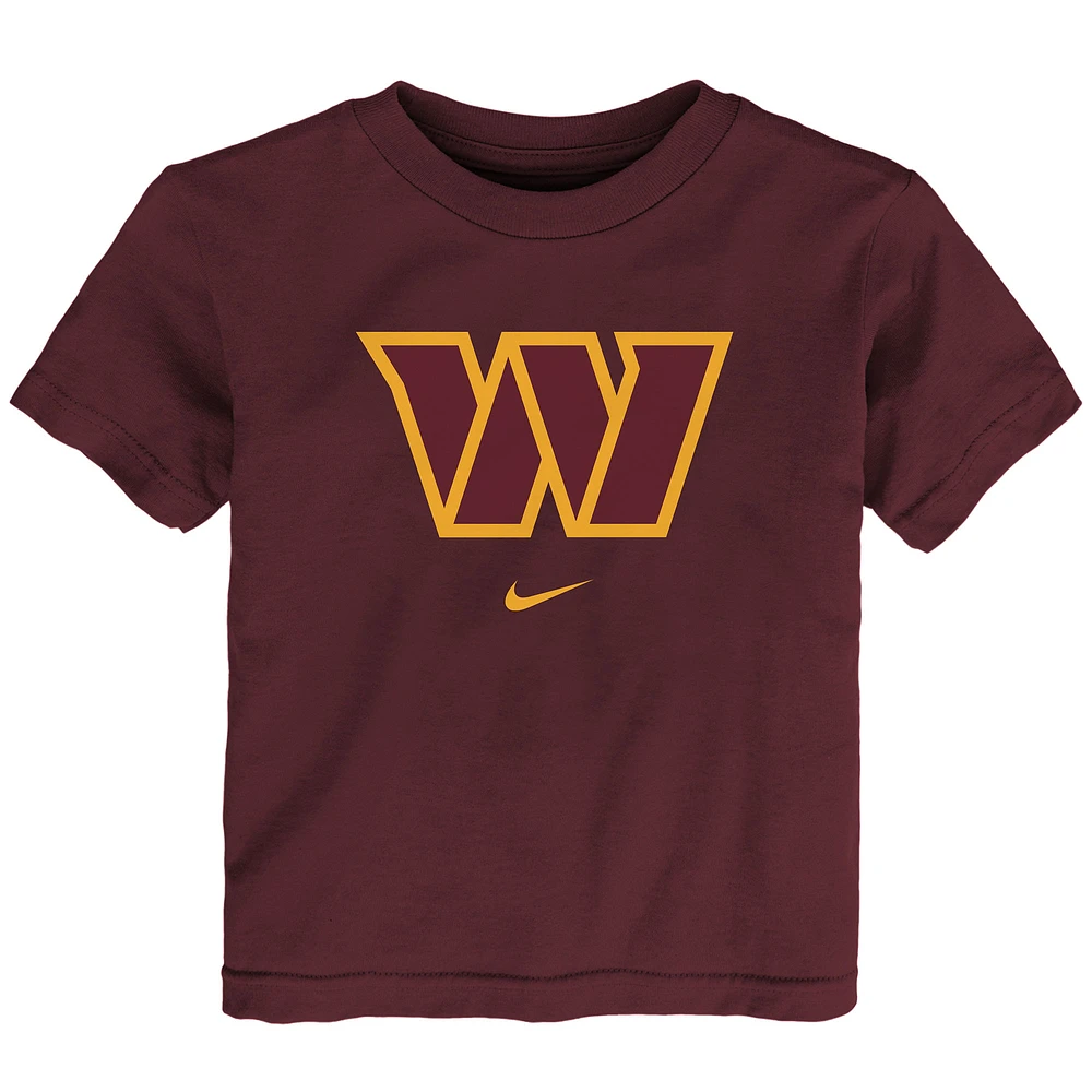 Preschool Nike Burgundy Washington Commanders Team Logo T-Shirt