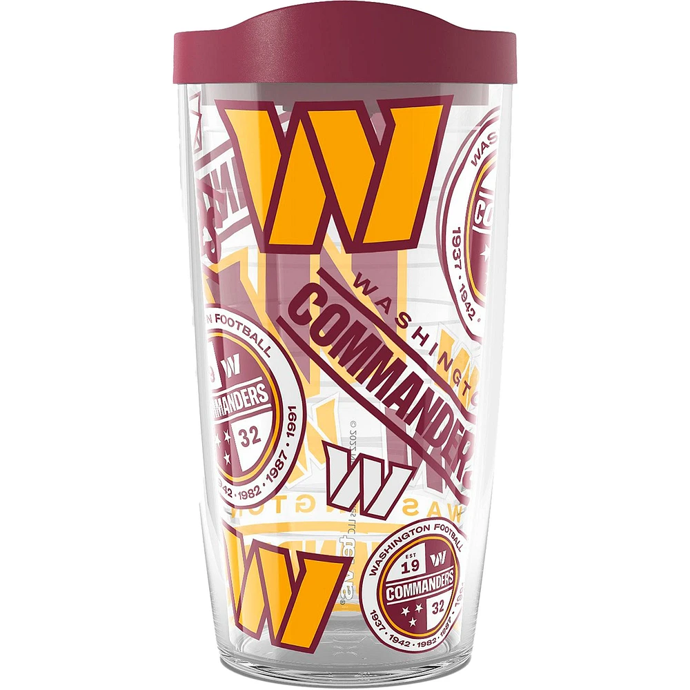 Tervis Washington Commanders 16oz. Allover Classic Tumbler