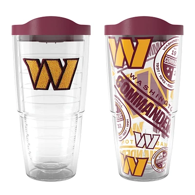 Tervis Washington Commanders NFL Lot de 2 allover et emblème
