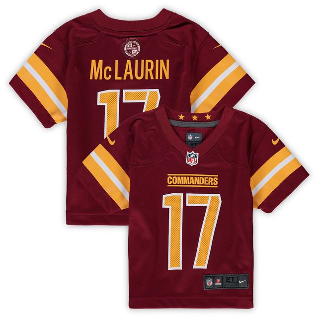 Maillot de match Nike Terry McLaurin des Washington Commanders pour tout-petit, bordeaux