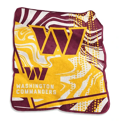 Washington Commanders Couverture tourbillonnante Raschel 127 x 152,4 cm