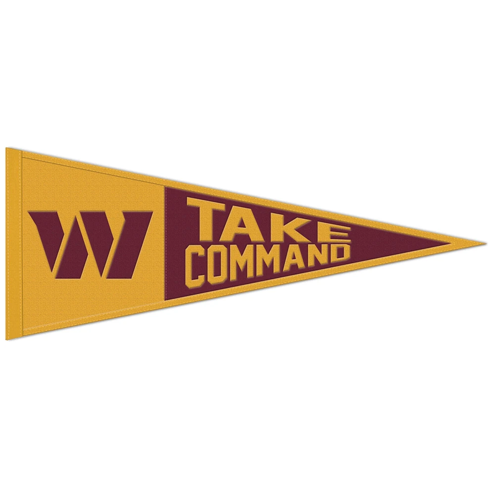 WinCraft Washington Commanders 13'' x 32'' Slogan - Fanion