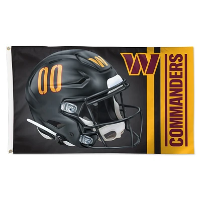 WinCraft Washington Commanders Alternate Helmet Single-Sided 3' x 5' Deluxe - Flag