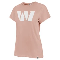 Women's '47  Light Pink Washington Commanders Premier Frankie T-Shirt