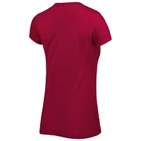 Women's Concepts Sport Burgundy/Gold Washington Commanders Plus Badge T-Shirt & Pants Sleep Set